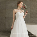 Champagne Lace elegant Sleeves Bridal Gown Off Shoulder wedding dresses from china